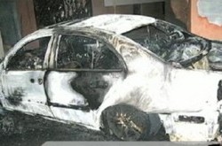 После матча «Динамо» – «Заря» арбитру Козыку сожгли автомобиль