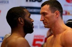 Кличко тяжелее Дженнингса на семь килограммов