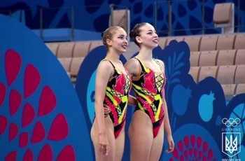 Украинские синхронистки завоевали бронзу на Европейских Играх в Баку