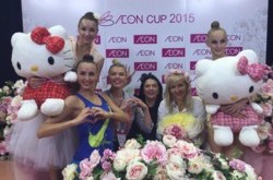 Украинские гимнастки заняли второе место на Aeon Cup-2015