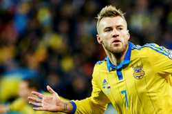 Гол Ярмоленко в ворота Словении