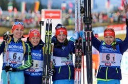 Украина выиграла женскую эстафету на этапе Кубка мира в Рупольдинге