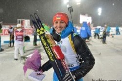 Елена Пидгрушная выиграла спринтерскую гонку в Кэнморе