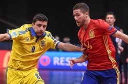 Футзал. Евро 2016. Украина уступает Испании