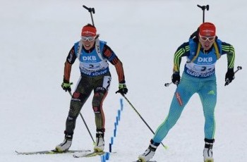 Биатлон. Украина выиграла серебро в женской эстафете