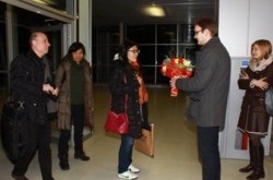 Шахматы. Ифань прилетела во Львов на чемпионский матч против Музычук