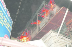 Киевский радиорынок сгорел из-за холодильника