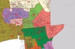 Карты округов Киева на местных выборах