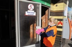 Как борются с гриппом в киевском метро