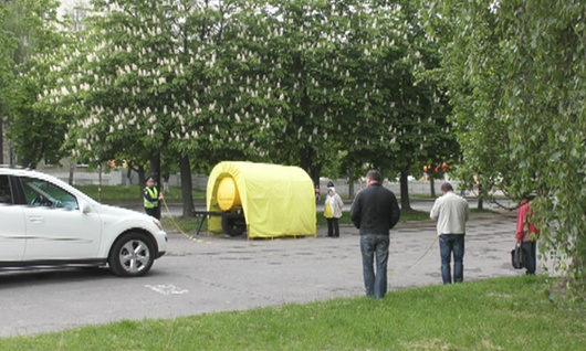 У Рівному патрульні зловили водія маршрутки, який збив пенсіонерку і втік