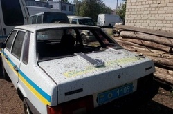 В результаті вибуху на поліцейській базі в Харкові постраждала техніка