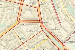 Центр міста зупинився у заторах