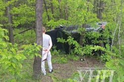 Неподалік від меморіалу «Биківнянські могили» авто злетіло з дороги 