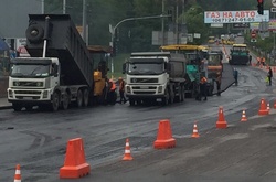 У місті триває ремонт головних магістралей