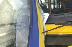 На Окружній сталася ДТП за участі маршрутки і двох вантажівок