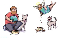 7 забавных картинок о том, какими нас видят наши собаки 