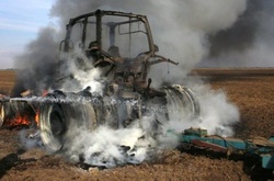 У зоні АТО на міні підірвався трактор, є загиблі