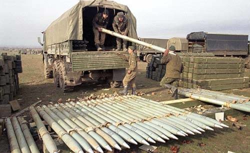 Росія перекинула бойовикам на Донбас 160 тонн боєприпасів для установок «Град» 