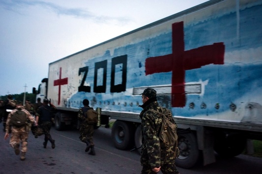 У п’ятницю з Донбасу в РФ вивезено тіла 21 загиблого російського військовослужбовця 
