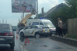 У Харкові сталася ДТП за участю патрульних поліцейських: є постраждалі