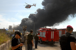 Нацполіція завершила розслідування пожежі на нафтобазі під Києвом