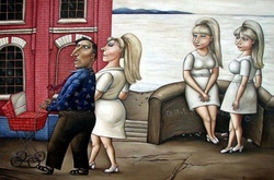 Донецкая художница Анжела Джерих рисует жизнеутверждающие картины под грохот снарядов