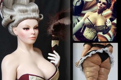 Неидеальная красота: Куклы-толстушки ручной работы от молдавского художника Владимира Сушкевича