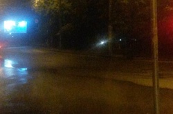 У Шевченківському районі частина дороги залита окропом