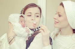 Ольга Фреймут показала фото с крестин новорожденного сына