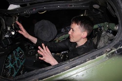 Надія Савченко вночі відвідала зону АТО