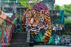 Шедеври тривимірних стріт-арт робіт з різних кінців світу