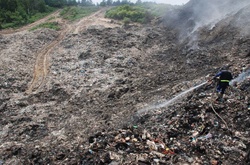 На Грибовицькому сміттєзвалищі частково відновилися пошуки зниклого еколога