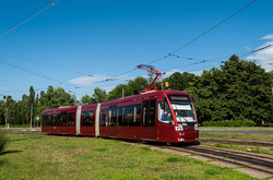 Знову курсує столицею трамвайний вагон «Богдан»