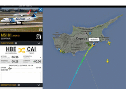 Єгипетський лайнер А320 перед катастрофою розвернувся на 360 градусів