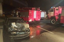 У Києві в ДТП потрапило авто посольства Азербайджану