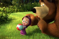 Американцы фанатеют от мультика «Маша и Медведь»