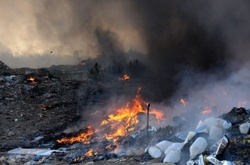 У Миколаєві знову загорілося сміттєзвалище 