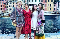 Беременную Ксению Собчак застукали на вечеринке миллионеров