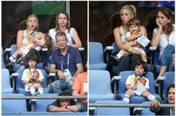 Шакира с сыновьями пришла на «Евро-2016»