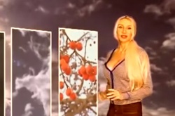 В російські депутати балотується «гаряча» ведуча погоди