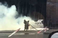 На проспекті Перемоги згорів автомобіль