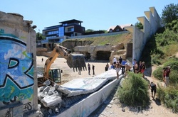 Саакашвілі і паркан