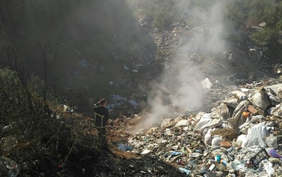 У Миколаївській області горіло сміттєзвалище