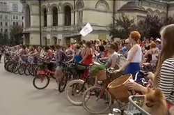 У Києві влаштували жіночий велопробіг