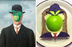 «Бутербродные» репродукции от норвежской художницы Ида Скивенес взорвали сеть