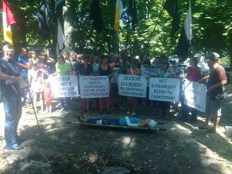 Одесити влаштували шоу з протестом проти дій забудовника Кивана