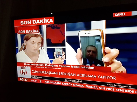 Ердоган виступив вперше після початку держперевороту в країні