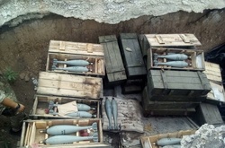 СБУ виявила під Волновахою схованку з понад сотнею мін