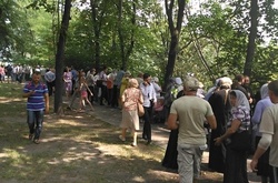 На Володимирську гірку прибули близько 4,5 тис. вірян