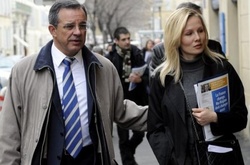 Тьєррі Маріані з російською дружиною Іриною 